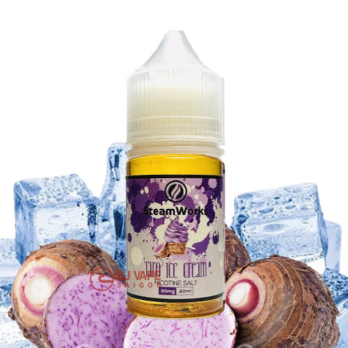 Tinh D U Steamworks Taro Ice Cream Saltnic Ml Ej Vape S I G N